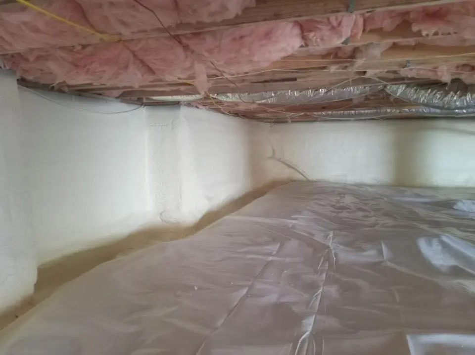 Crawl space encapsulation with closed-cell spray foam for Roof Maintenance in Castro Valley